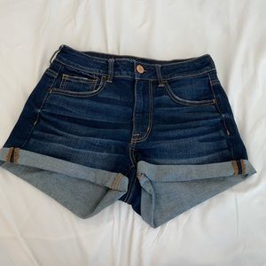 American Eagle High Waisted Denim Shorts